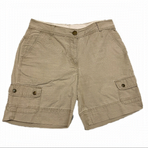 Woolrich Designer Active Khaki Cargo Shorts - Women’s 8